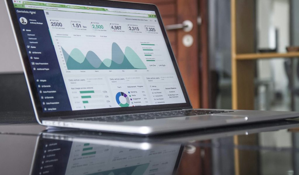Off page SEO analytics dashboard showing backlink performance and traffic growth data